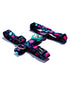 Pretal Doble Agarre Floral